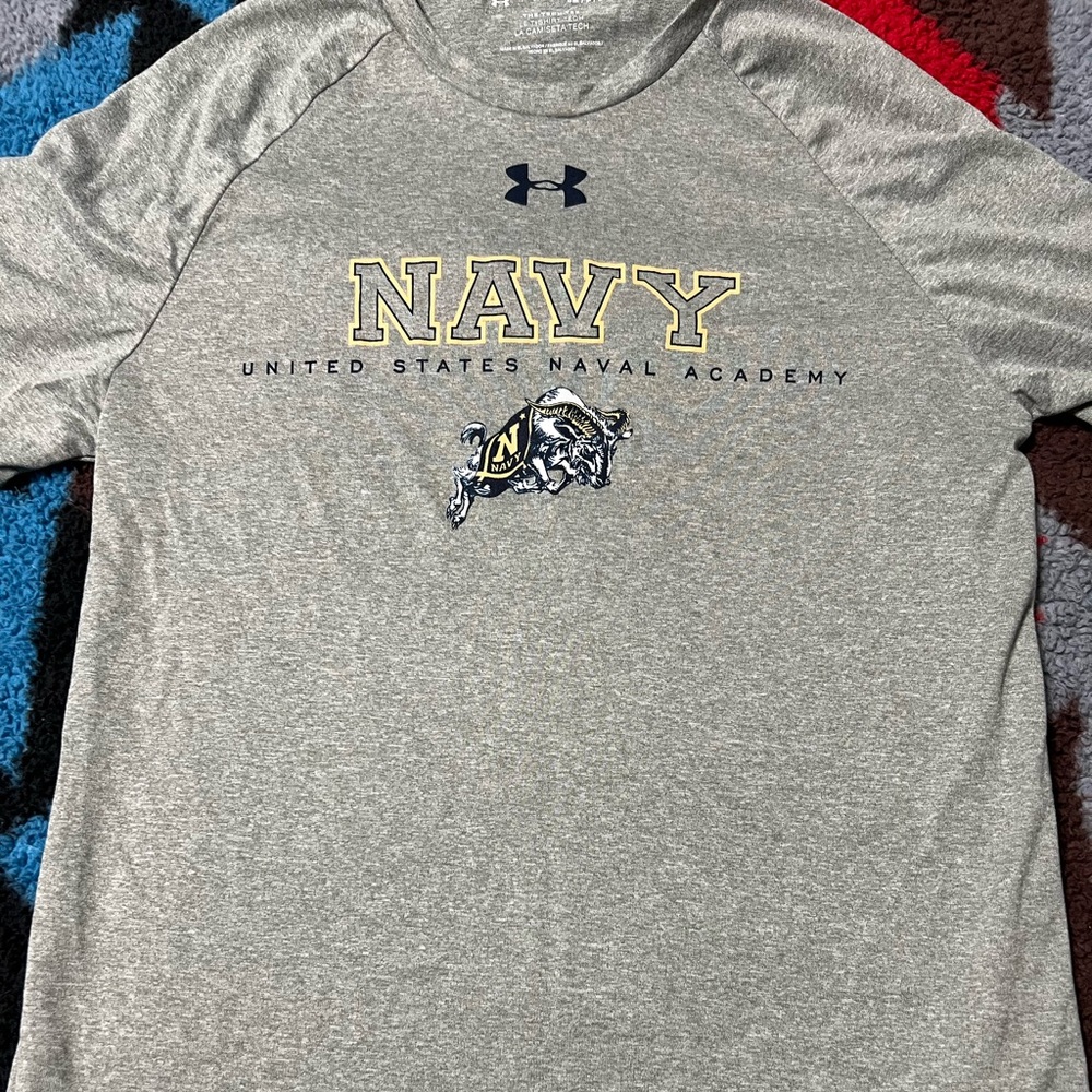 Small navy like new  shirt .